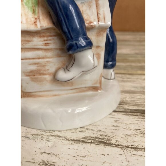 1981 Royal Doulton Childhood Days "As Good as New" HN 2971 Figurine Boy & Dog - Picture 10 of 11